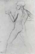 Edgar Degas, Study of Boy in Attitude of Defence